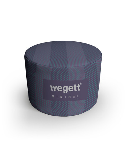 Sedací vak Taburet Minimal Purple | Wegett