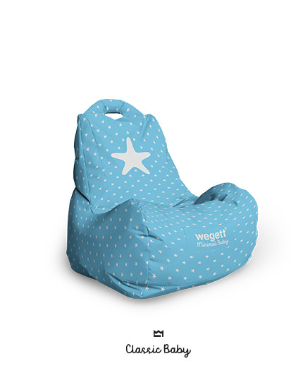 Sedací vak BABY Star Light Blue | Wegett