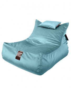 Sedací vak Lounge XXL Luxury Light Blue | Wegett