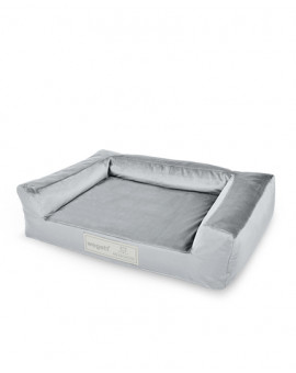 Hundebett Luxury Silver