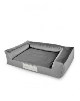 Hundebett Luxury Grey