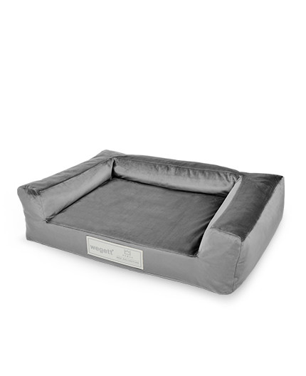 Hundebett Luxury Grey