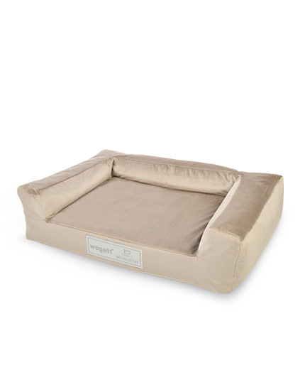 Hundebett Luxury Gold