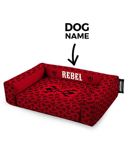 Hundebett Rebel Red